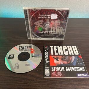 Tenchu: Stealth Assassins (PlayStation 1, PS1, 1998) Complete tested & Works